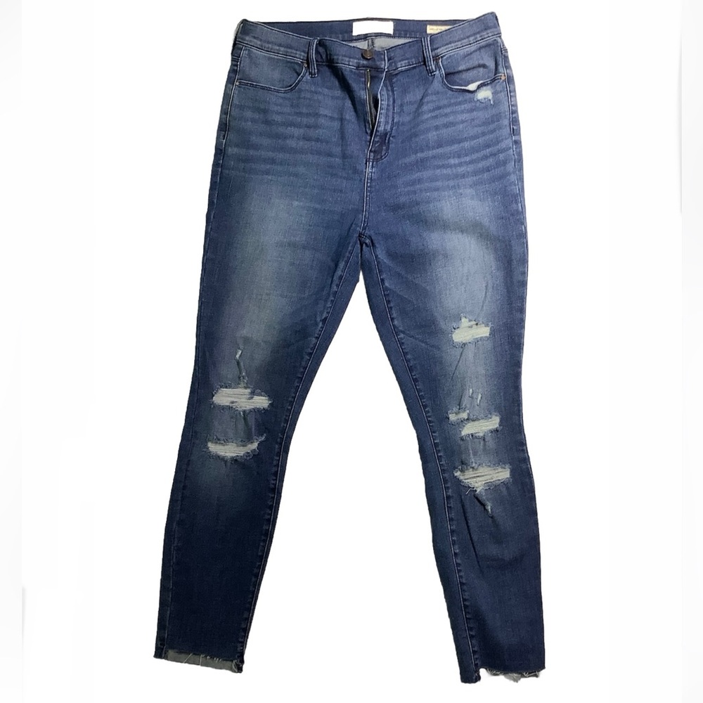 2 pairs PacSun Women’s High-Rise Ankle Jegging Denim Jeans Blue & Gray Size: 30